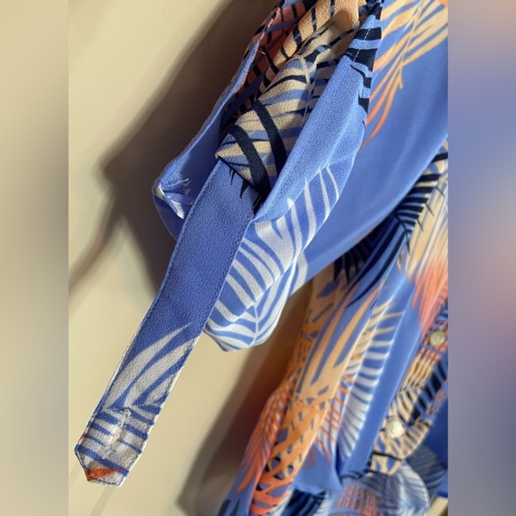 RubyRoad Sz-PM 🦋💙The Prettiest Blue EVER💙🦋Very Versatile-Open, Tied , Tucked - Picture 9 of 16